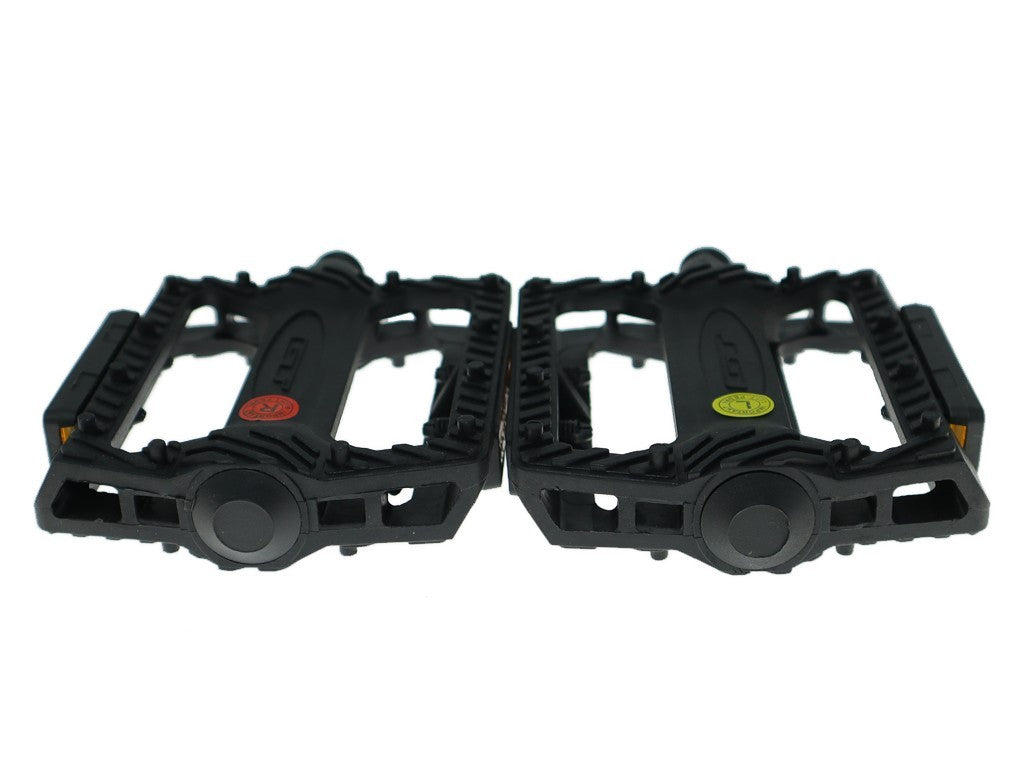 BMX Pedals Platform Pedal 9/16 Inch Spindle Black for Mid School Bikes