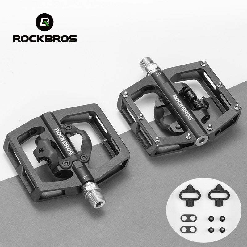 Bike Pedals SPD Lock Non-Slip MTB 2-in-1 Dual Function Pedals