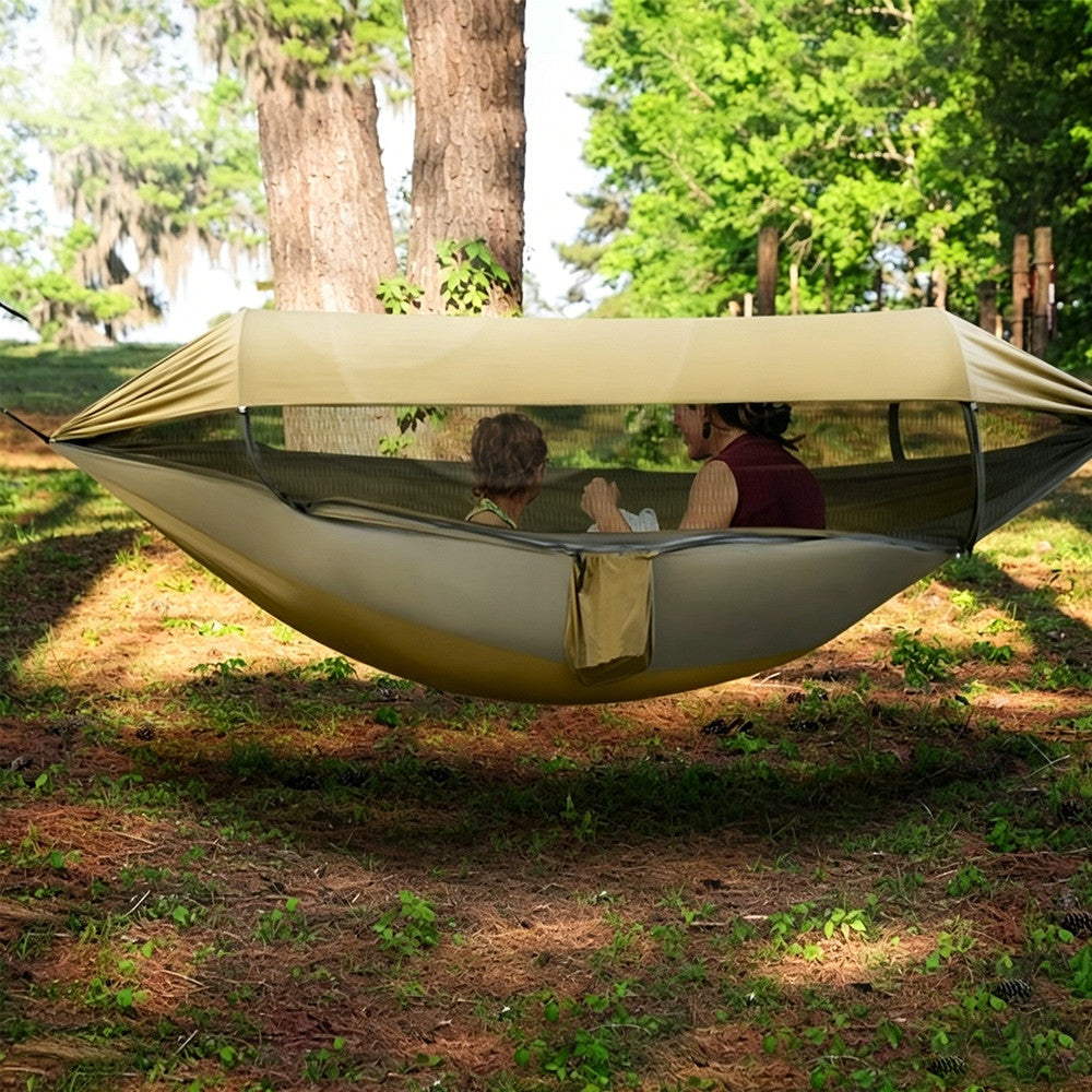 Hammock Tent with Mosquito Net and Rain Fly for Camping and Backpacking