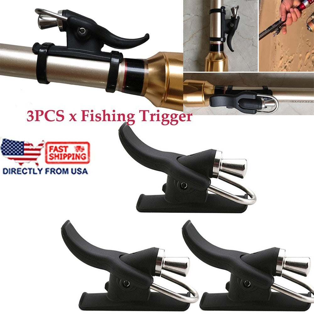 Outdoor Fishing Casting Aid Trigger for Surf Casting - 3 Pack