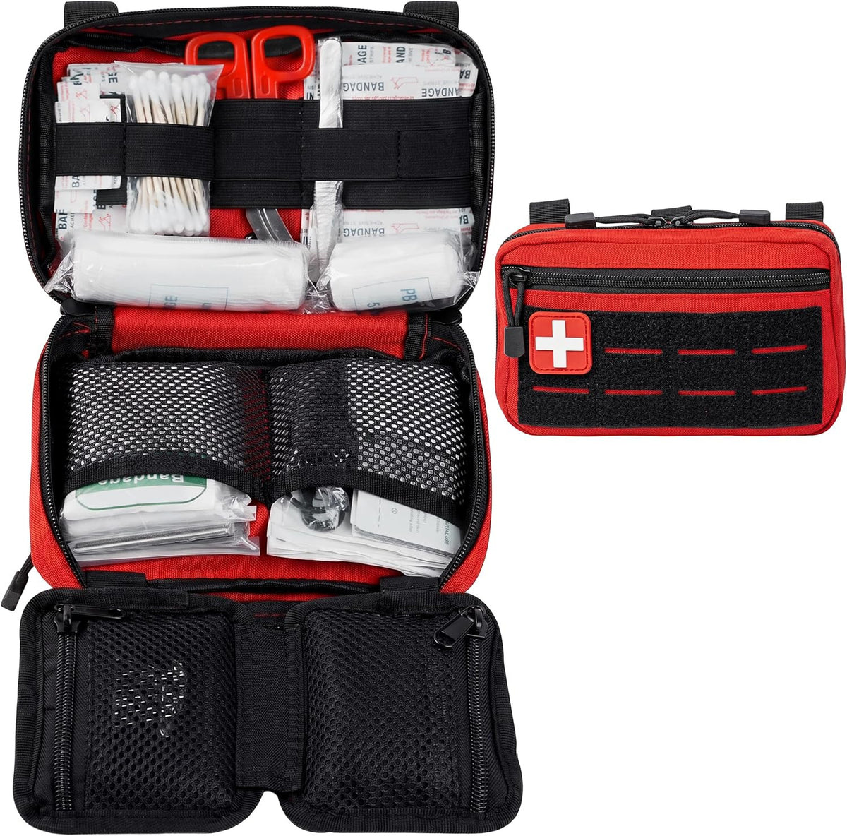 Hiking First Aid Kit Backpack Emergency Bag for Camping Hunting Travel