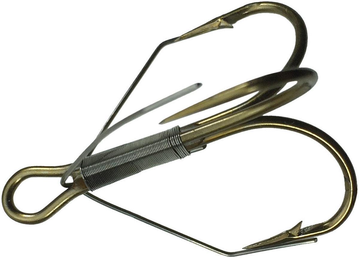 Bronze Weedless Treble Hooks Size 8 - Durable Fish Catching Fishing Hooks