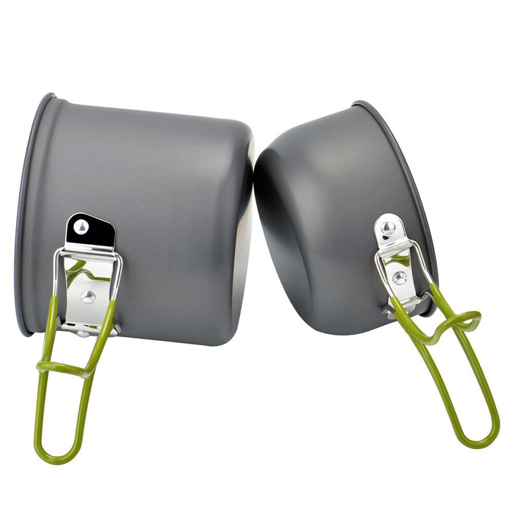 Portable Camping Gas Stove and Cookware Set - Lightweight Outdoor Hiking