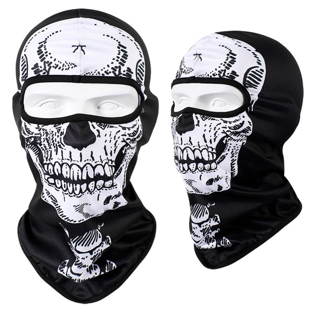 Full Face Mask Balaclava Ghost Skull Windproof Cycling & Tactical Hood