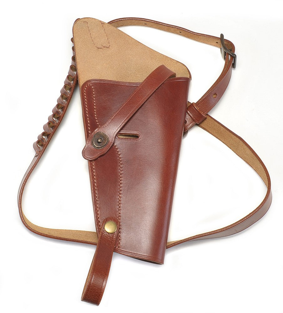 Leather Shoulder Holster Fits Ruger GP100 & Smith Wesson 686 Revolvers