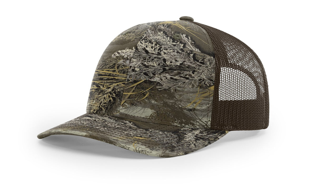 Richardson Camo Trucker Hat Adjustable Snapback Cap Multiple Colors
