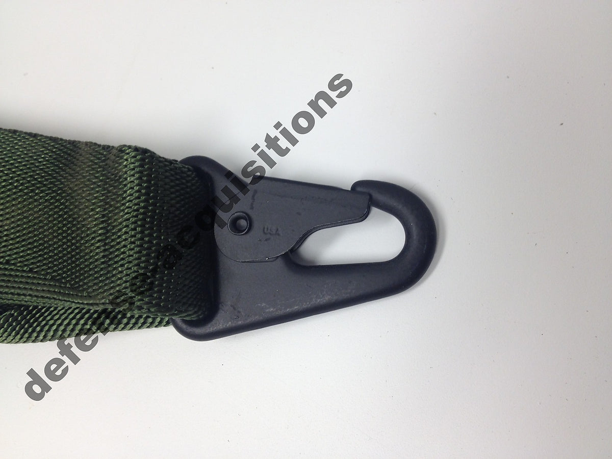 Military Tactical Padded Sling Shoulder Strap Woodland Camo with HK Clips