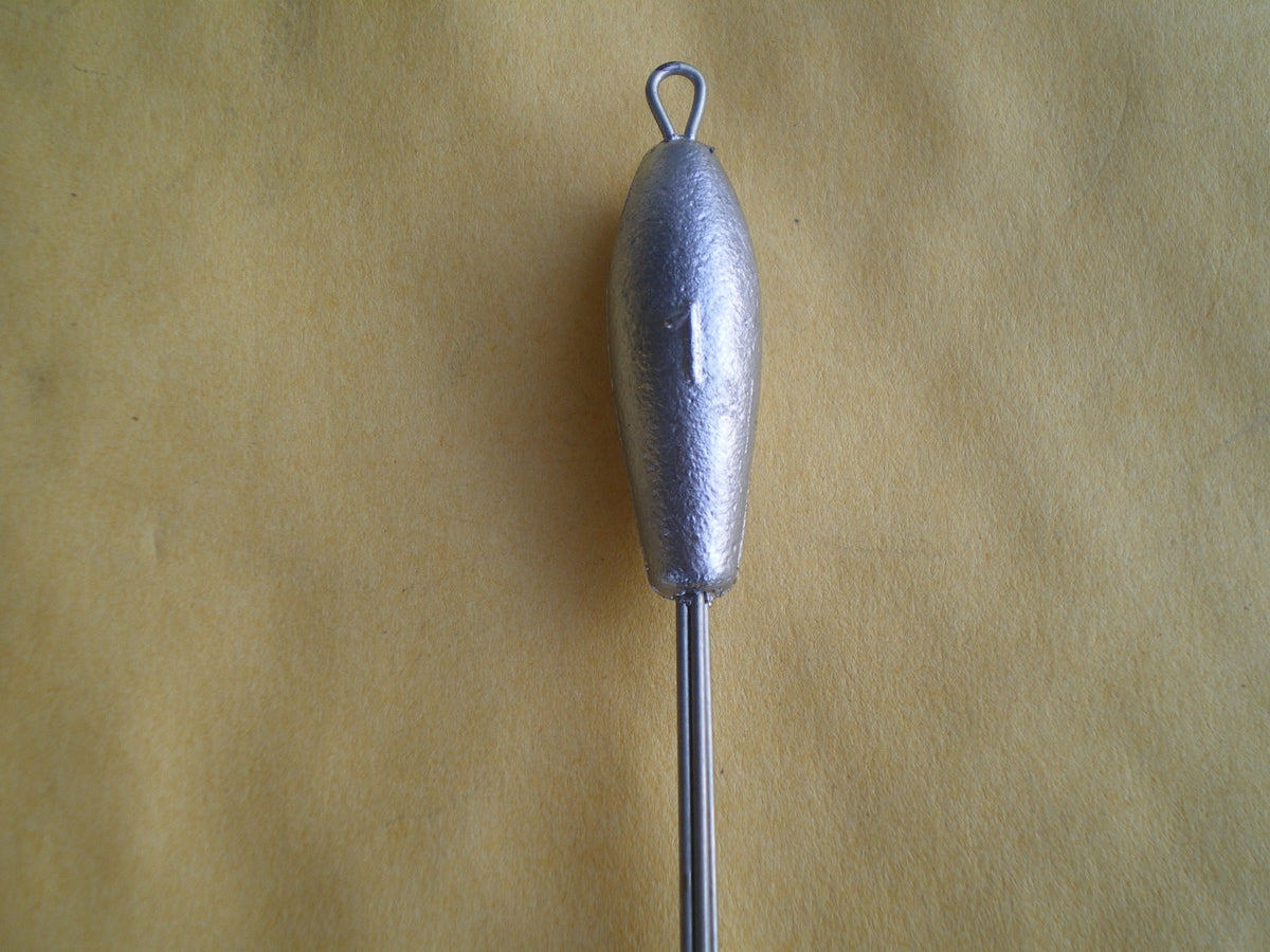 25 Pack 1 Oz Fishing Sinkers Claw Weights with Stainless Steel Legs