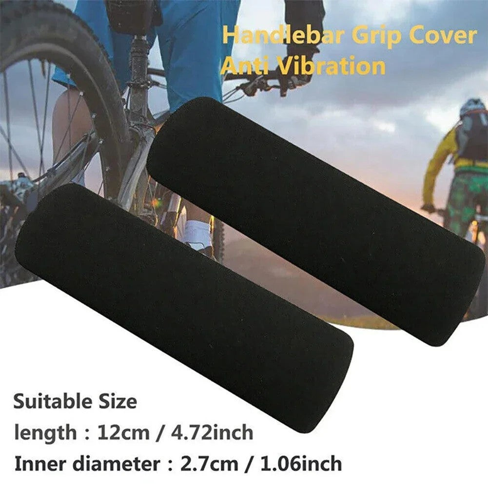 Motorcycle Handlebar Foam Grip Cover - Anti-Vibration Comfort Sleeve
