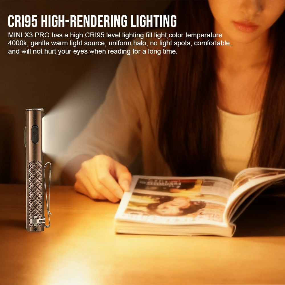 6-in-1 LED Flashlight with UV & Green Light - TrustFire X3-PRO, 2050 Lumens