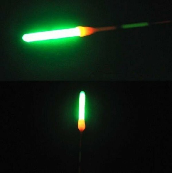 Mini Fluorescent Lightstick Set for Night Fishing - Glow Stick Clips 50Pcs