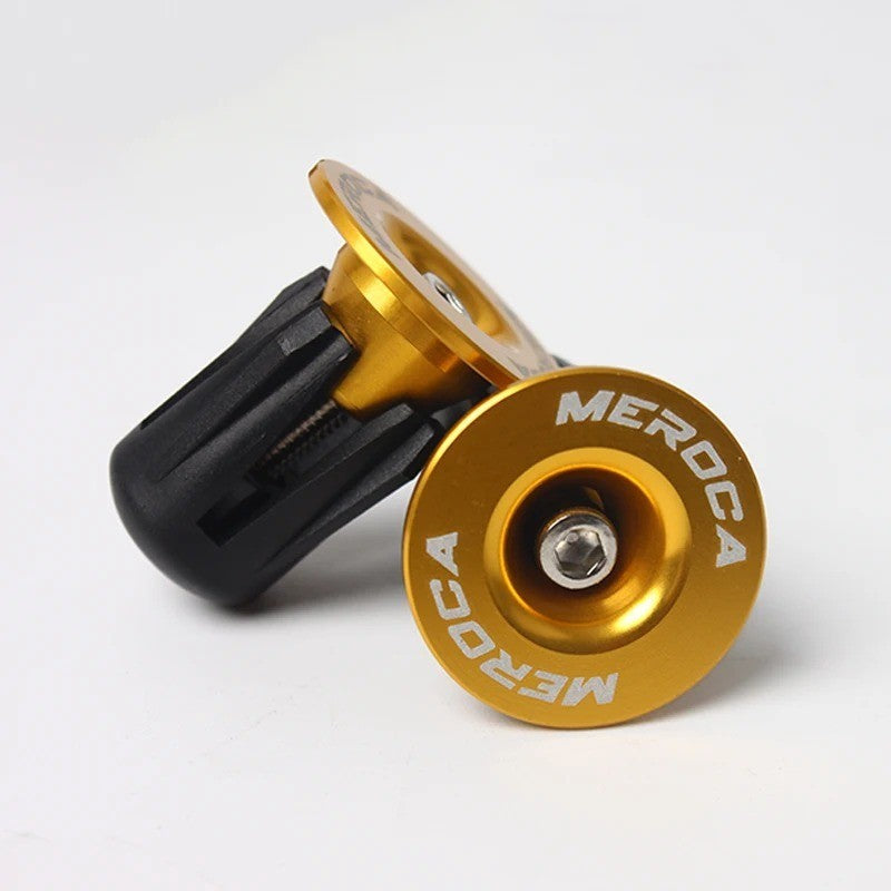 Aluminum Bicycle Handlebar End Plugs - MTB Road & Mountain Bike Caps
