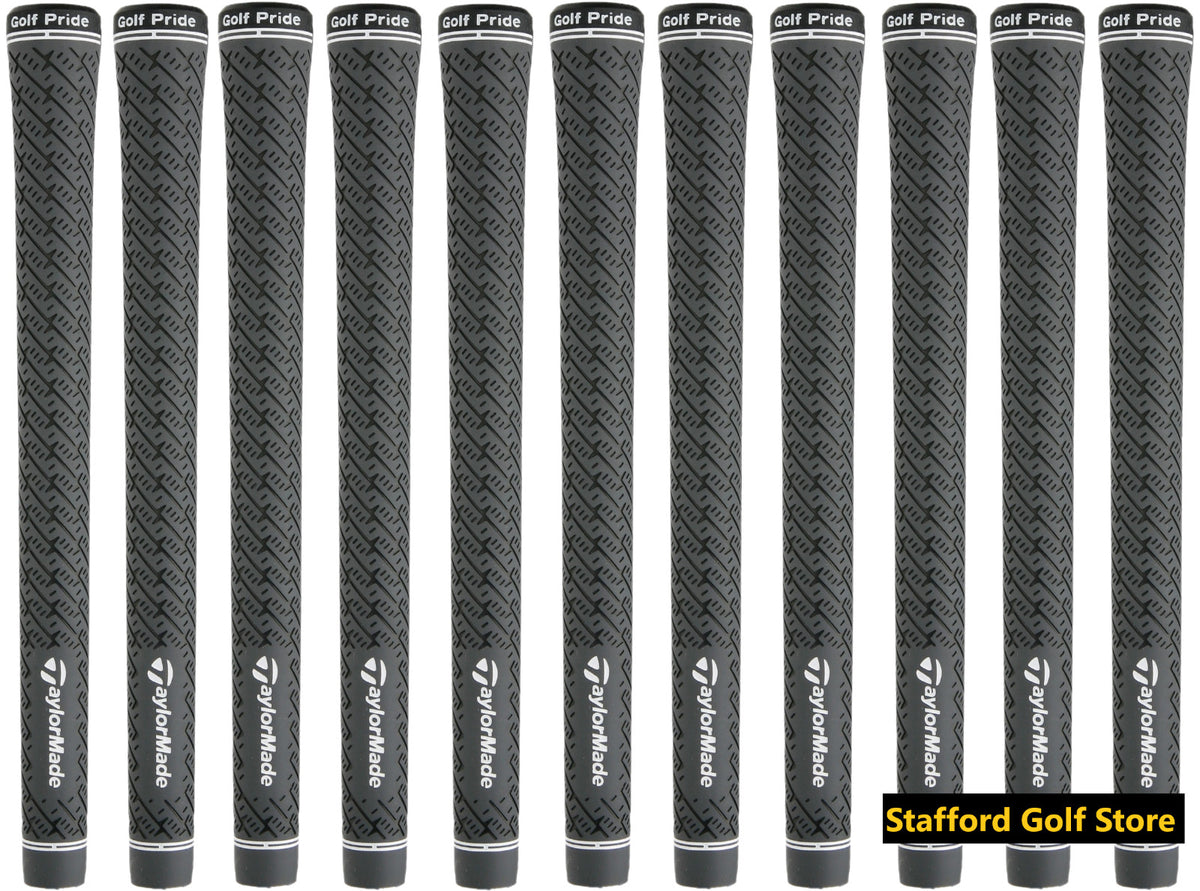 Golf Grip Set of 5-8 Pairs TaylorMade Z-Grip Standard Golf Club Grips Gray Black