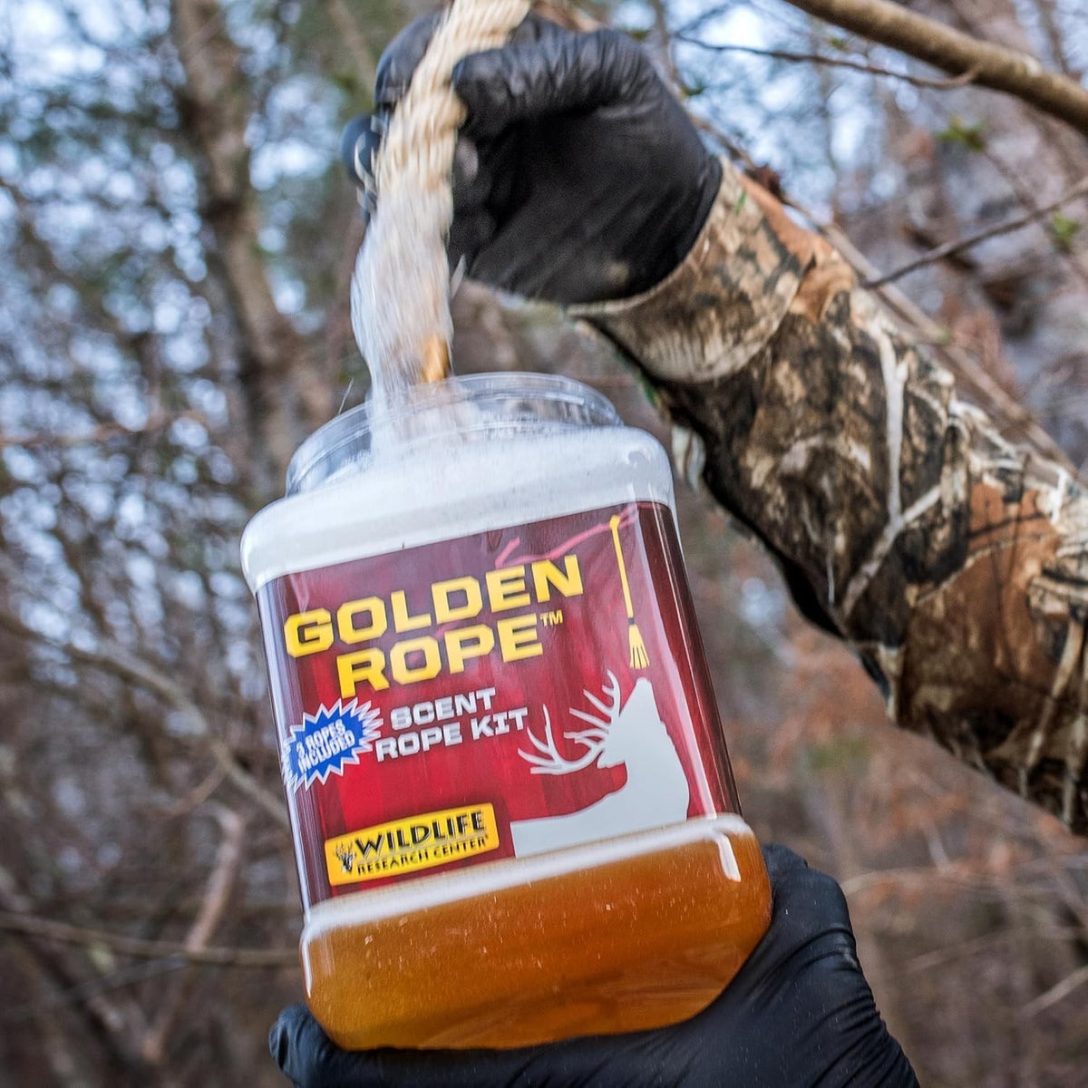 Wildlife Attractant Rope Scent Concentrate for Hunting & Scouting 4 Oz