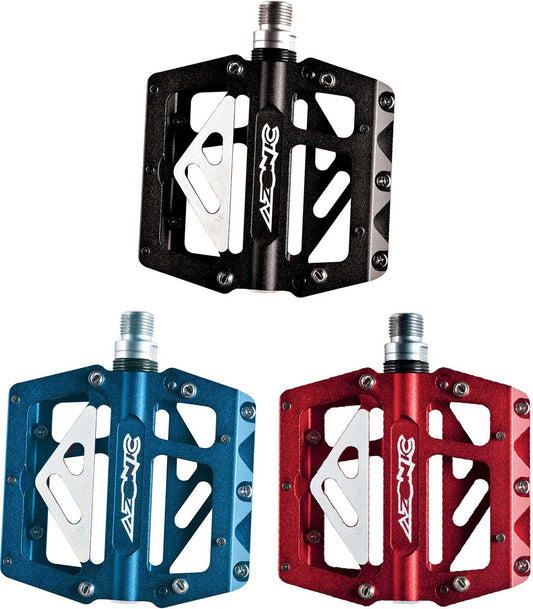 Azonic 420 Flat Pedals Mountain Bike MTB BMX - CNC Machined Bearings