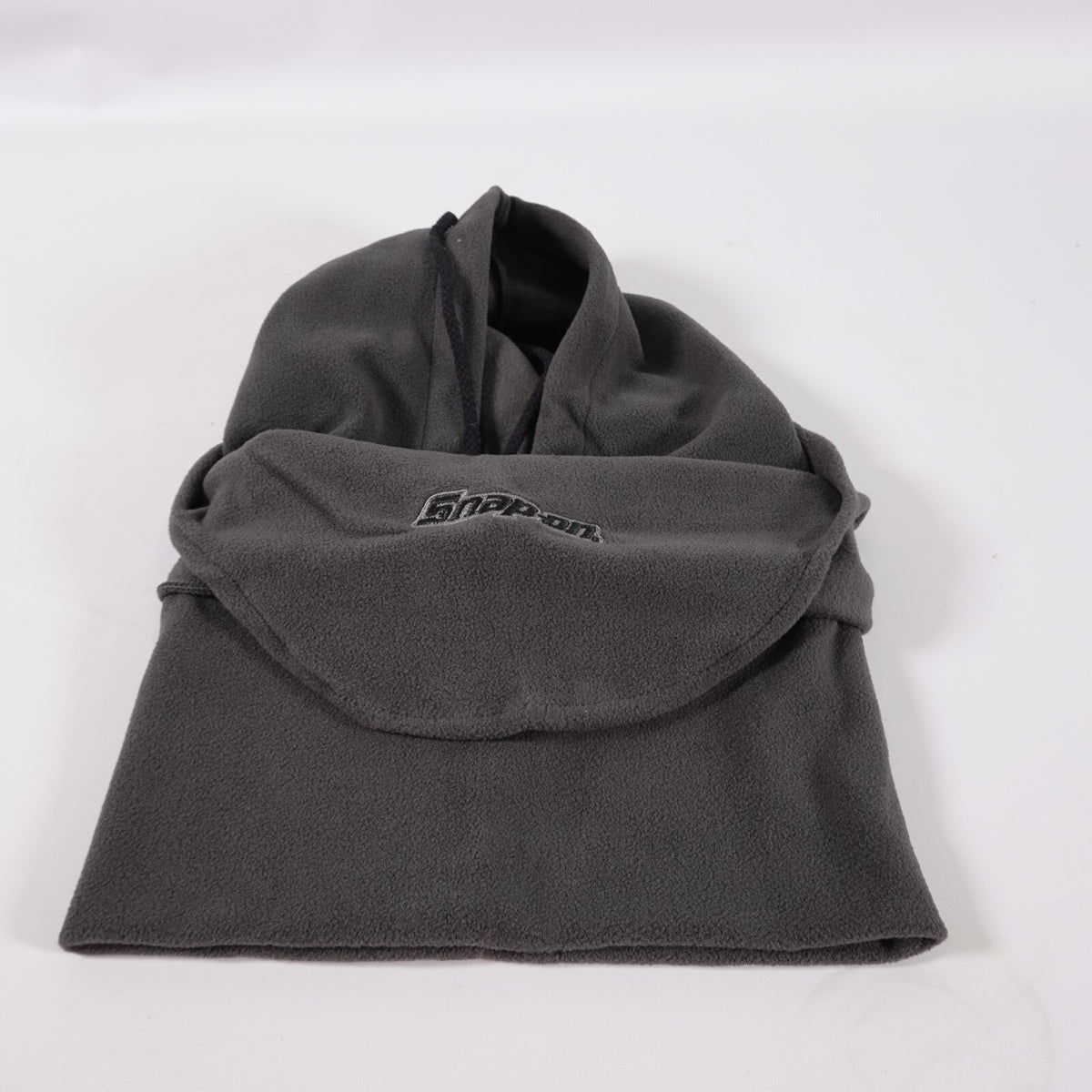 Black Hooded Balaclava Fleece Face Mask for Outdoor Warmth