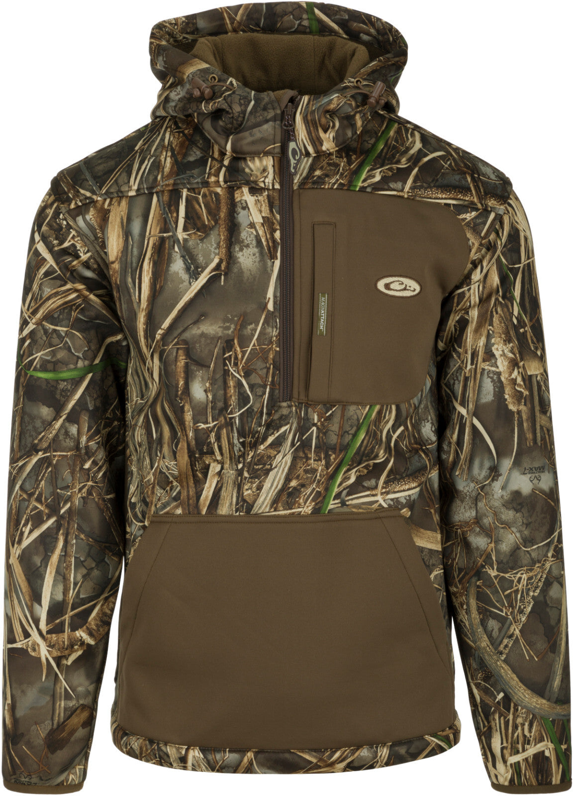 Waterfowl Hunting Hoodie with Kangaroo Pouch - Breathable Polyester