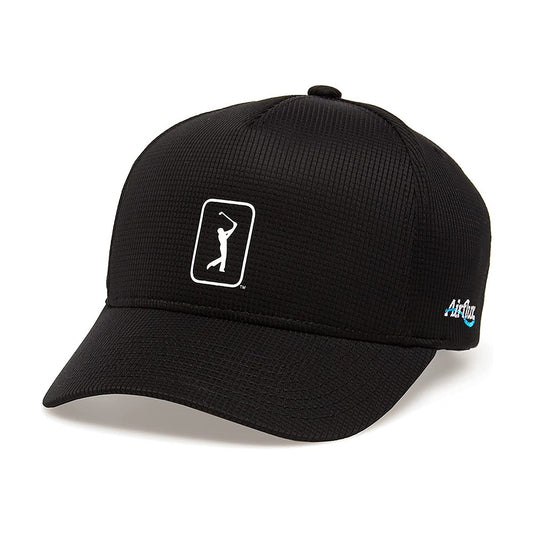 Adjustable Mesh Golf Hat Cap with Breathable Design and Moisture-Wicking Sweatband