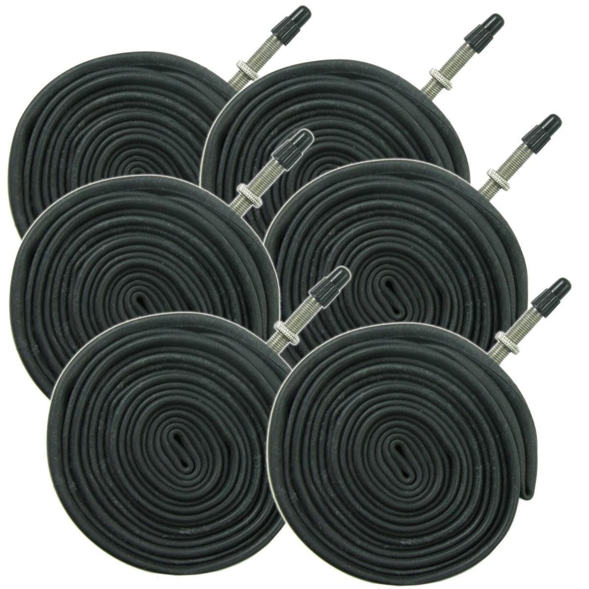 Bike Inner Tubes 700x28-35c / 27x1-1/8-1-1/4 Threaded Presta Valve - Multiple Quantity