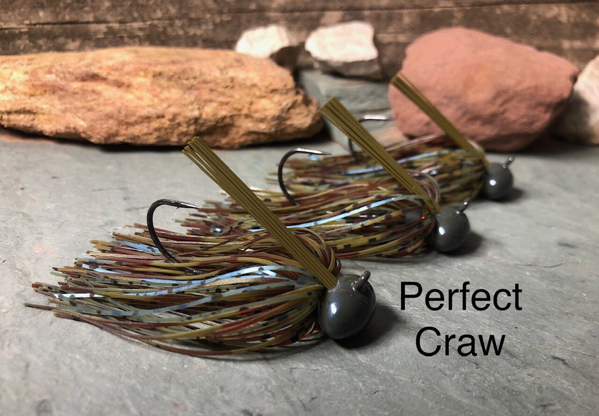 Bass Fishing Football Jigs Set - Multiple Colors & Weights