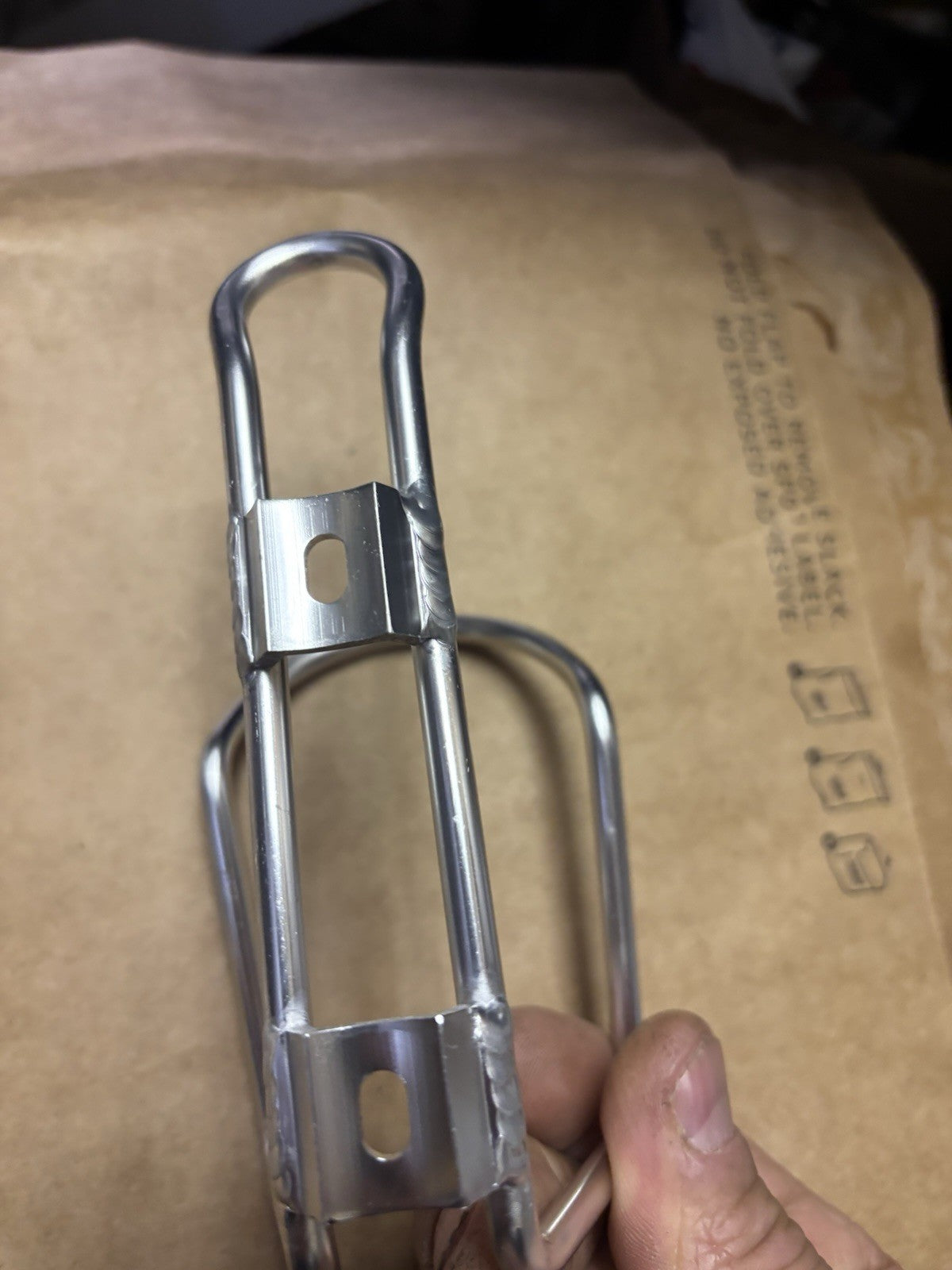 Silver Alloy Bicycle Bottle Cage - Set of 2 Cycling Accessory