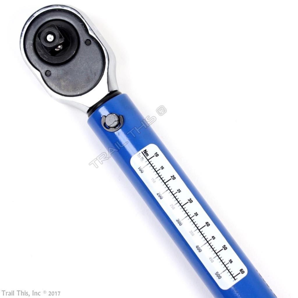 Bicycle Torque Wrench 3/8-Inch Drive Click Type 10-60Nm Precision Tool