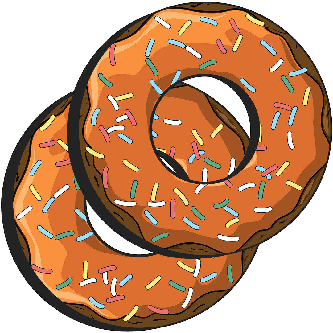 Premium BMX Bike Handlebar Grip Donuts - Multiple Designs & Sizes