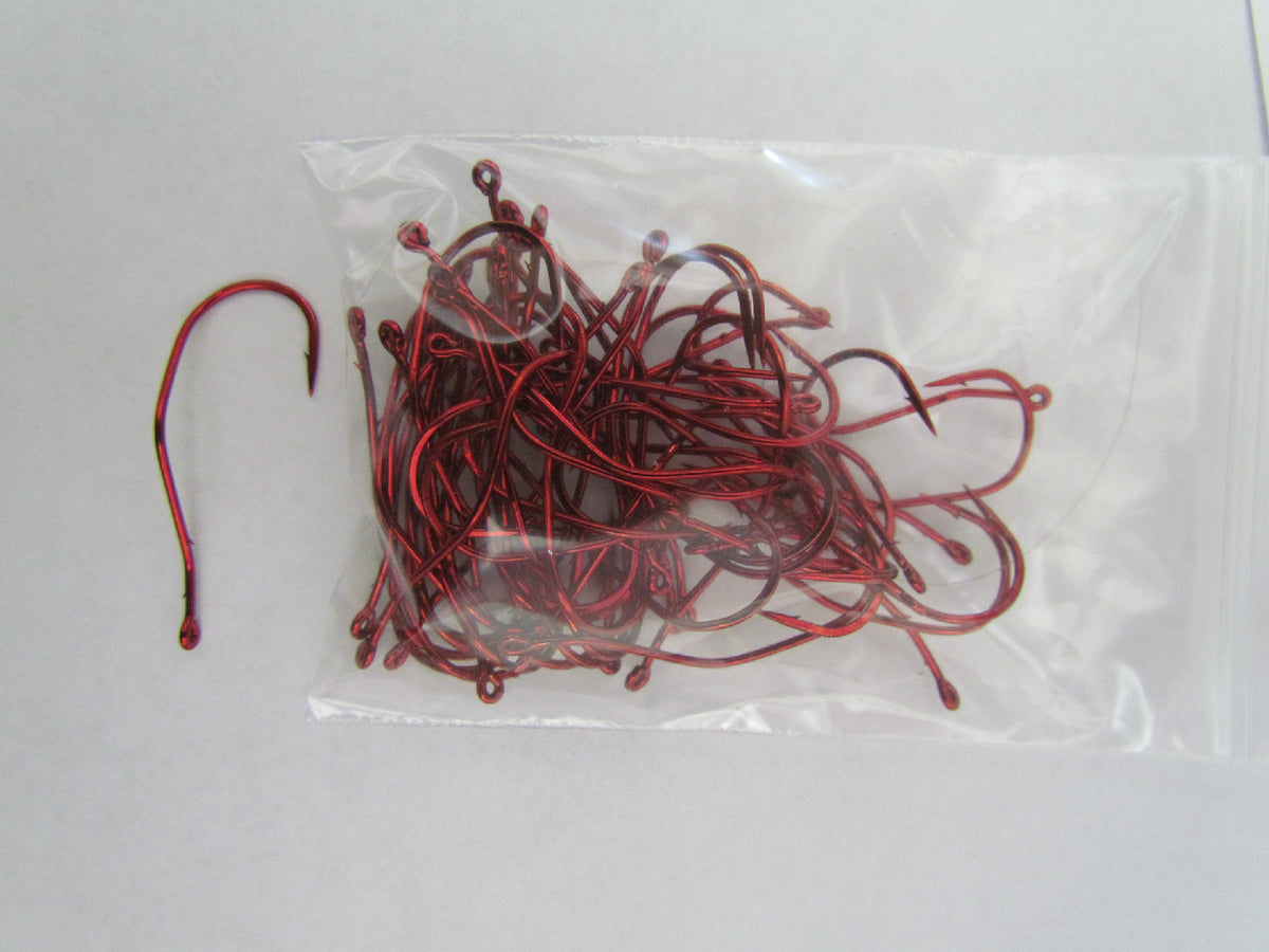50 Mustad Slow Death Fishing Hooks Size 2 for Walleye Trolling & Drift Rigging