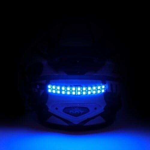 Snowmobile Helmet LED Safety Light with 12 Color Options - Blizzard Buster