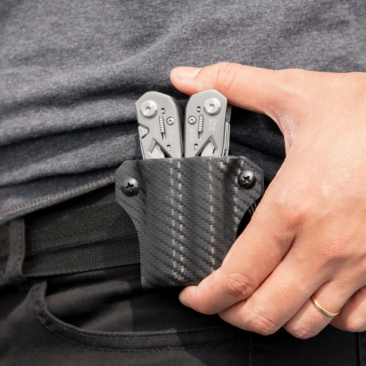 Kydex Multi-Tool Sheath for Gerber Suspension - Made in USA, Adjustable Carry