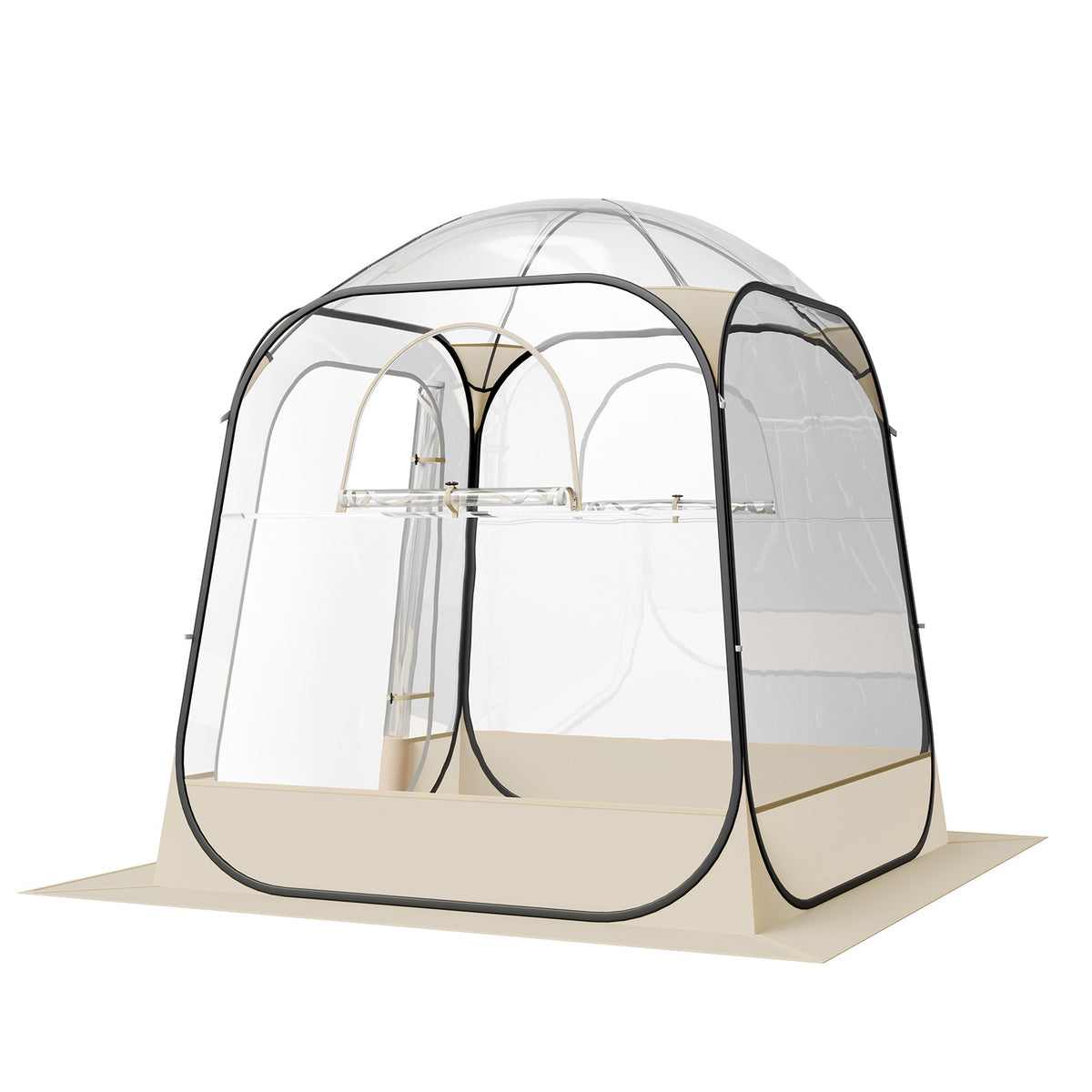 Portable Pop-Up Sports Tent 63x63in Waterproof Outdoor Shelter