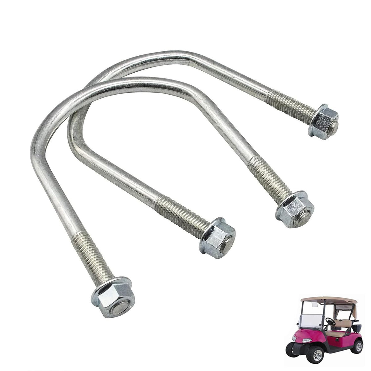 Heavy Duty Rear Leaf Spring U Bolt for EZGO RXV Golf Cart 2008-2015