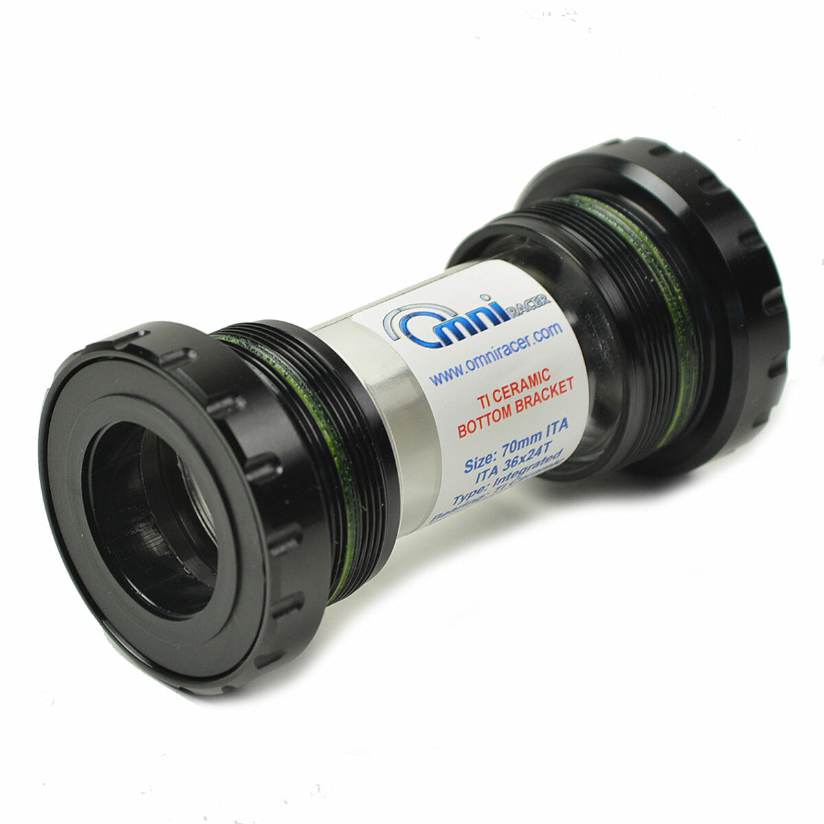 OMNI Racer Titanium Ceramic Bottom Bracket for SRAM GXP - 70mm Lightest