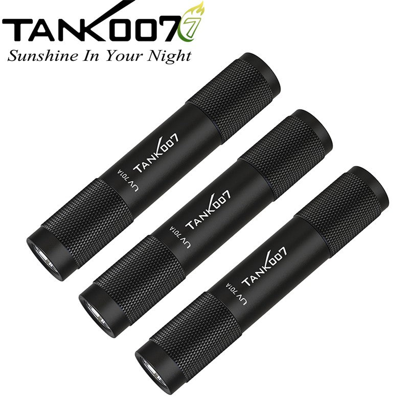 Longwave UV Black Light Flashlight for Mineral Rock Hunting - 1-5x Zoom