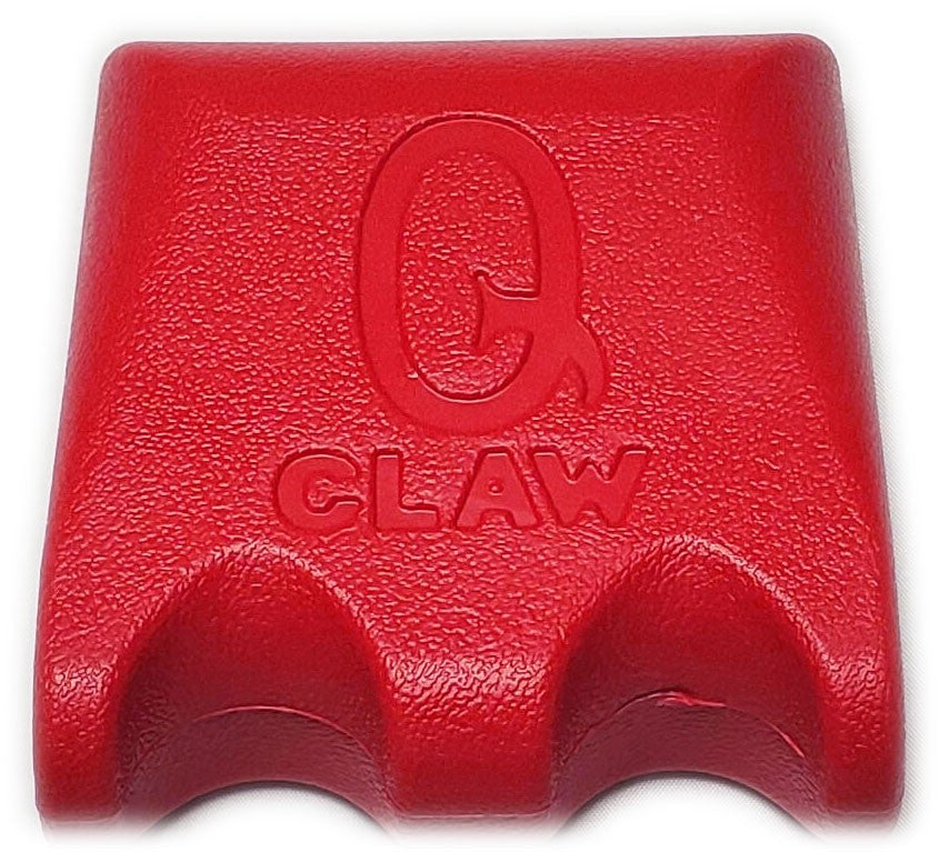 Cue Holder Rack for Pool/Billiards — 2 Cues, Portable Red