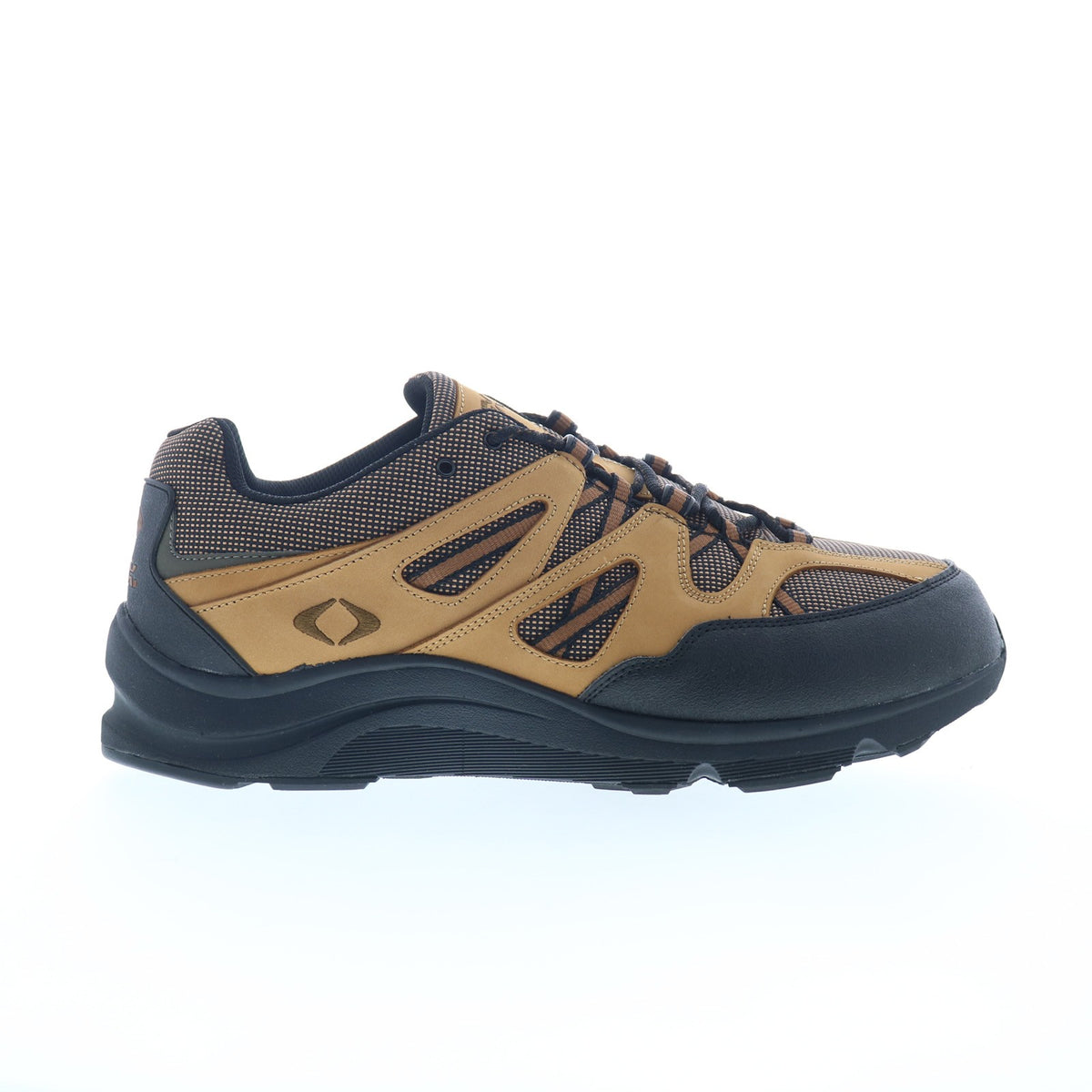 Men's Brown Trail Running Shoes - Extra Wide Hiking Sneakers Size 14