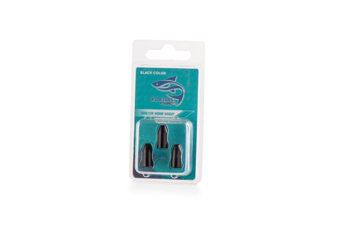 Tungsten Fishing Bullet Weights for Bass — Multiple Sizes & Styles