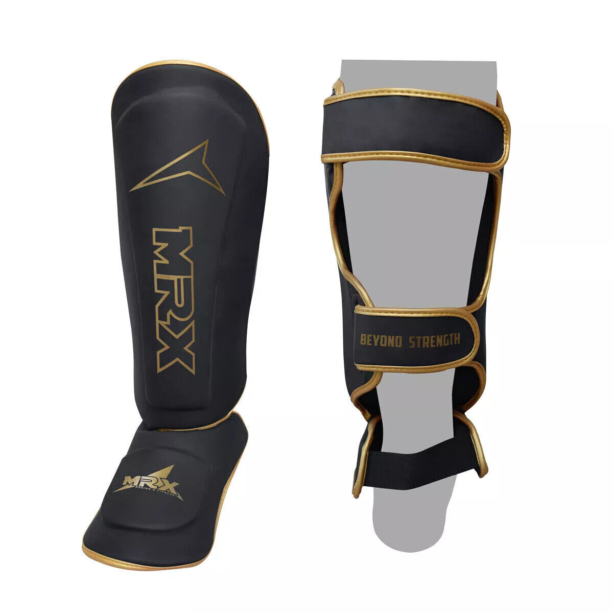 MMA Shin Guards Instep Pads with Extra Padding for Boxing Muay Thai Training