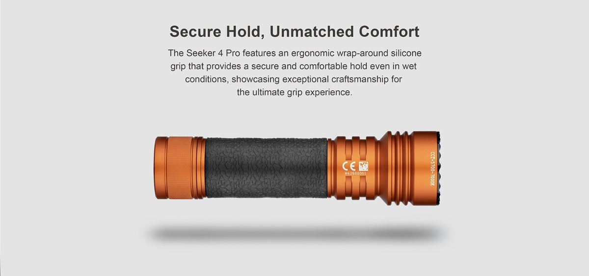 High-Power Rechargeable LED Flashlight 4600 Lumens for Outdoor & Tactical Use