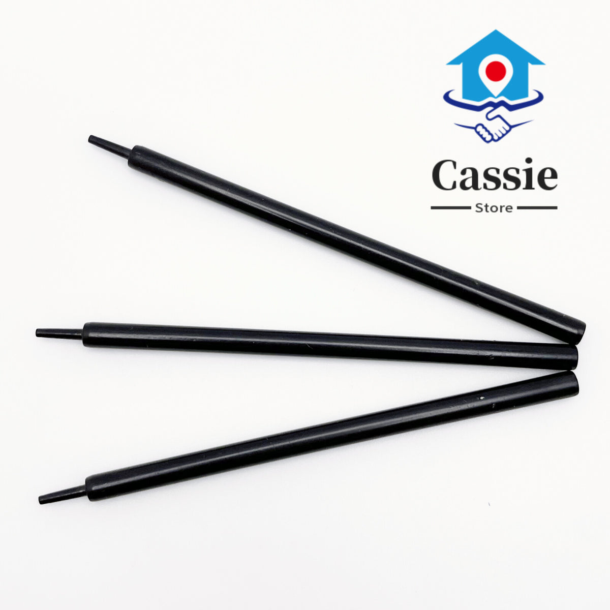 Universal Decapping Pins for Lee 90292 90783 Dies - Black Silver Pack