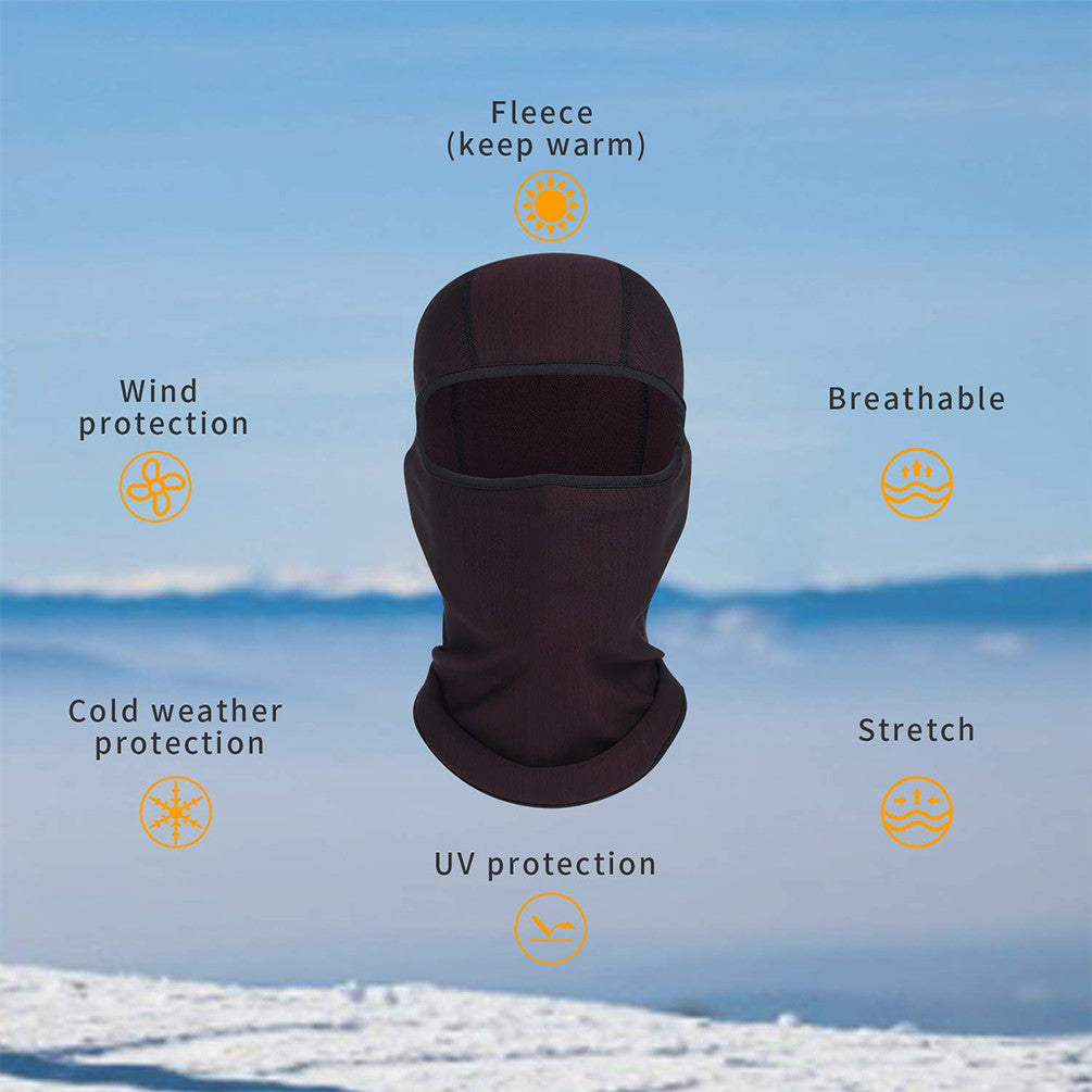 Windproof Fleece Winter Balaclava Ski Mask Full Face Mask for Men Women