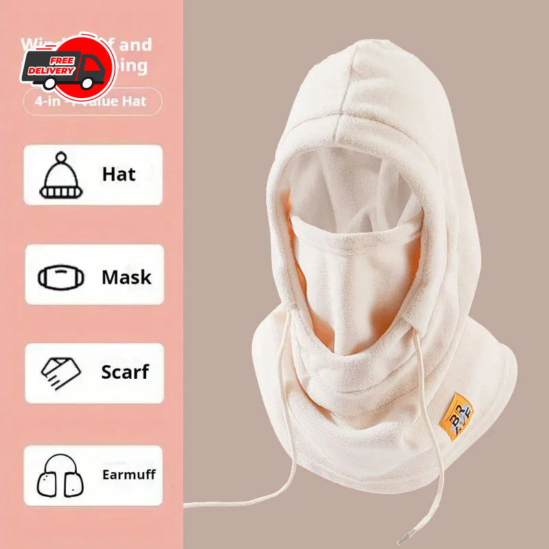 Winter Warm Hat Mask Neck Warmer 3-in-1 Windproof Balaclava for Cold Weather