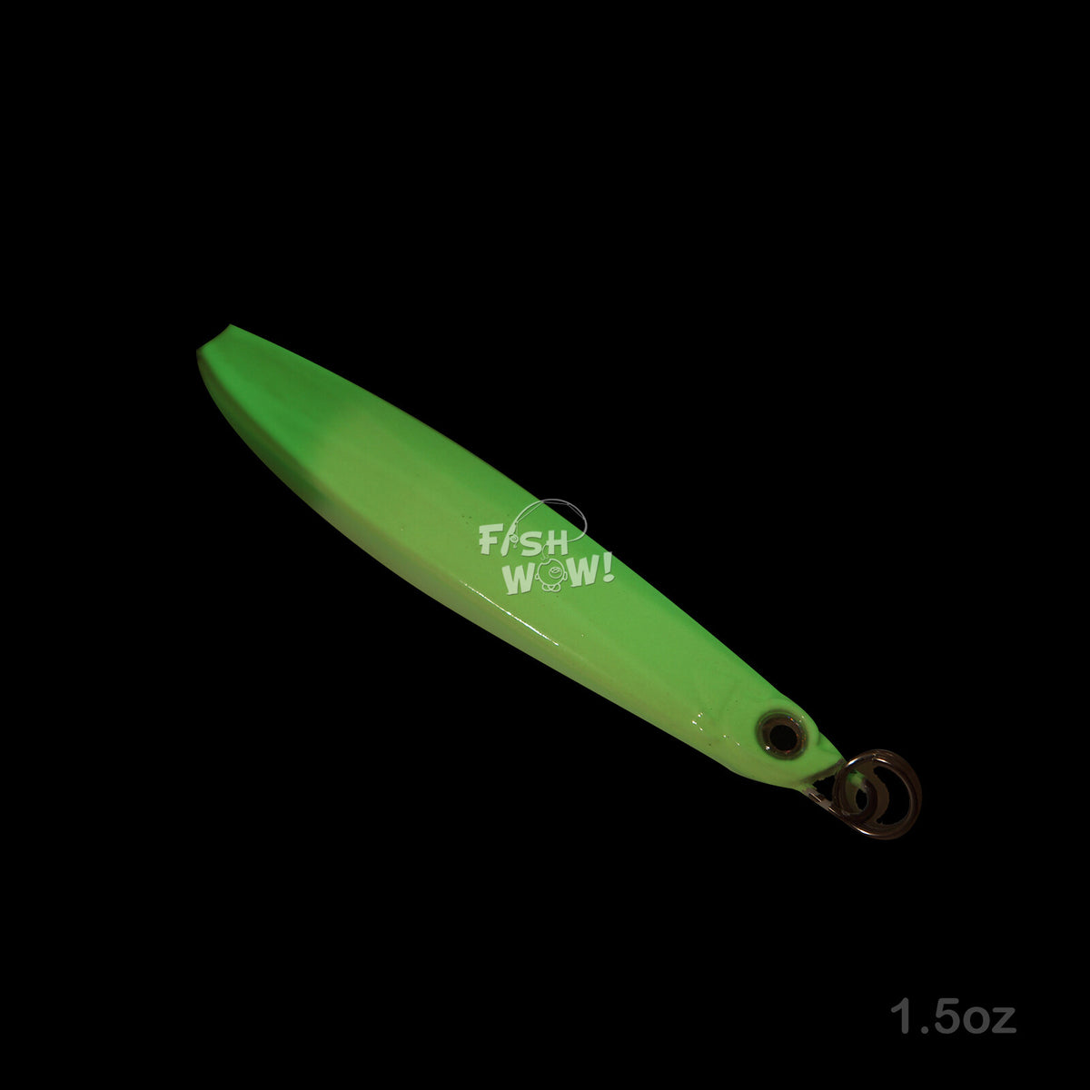 Glow in the Dark Fishing Jigs 5-Pack 42g Vertical Slow Fall Lures with Mustad Hooks