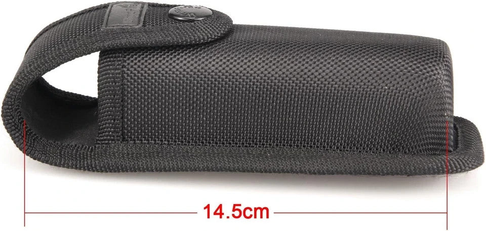 Tactical Flashlight Holster Nylon Case for Large Torch