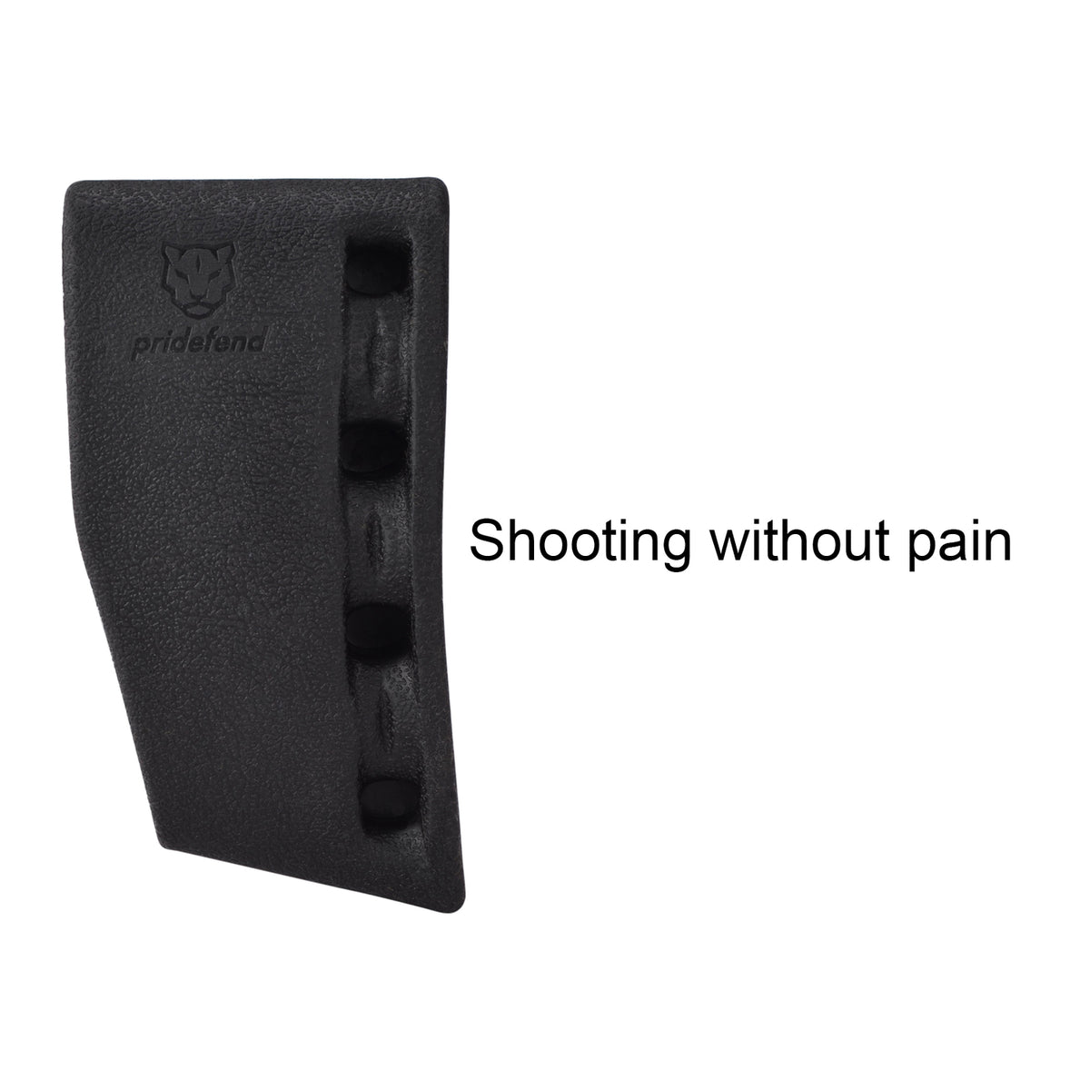 Synthetic Latex Rubber Recoil Pad for Shotgun - Slip-On, Adjustable Size