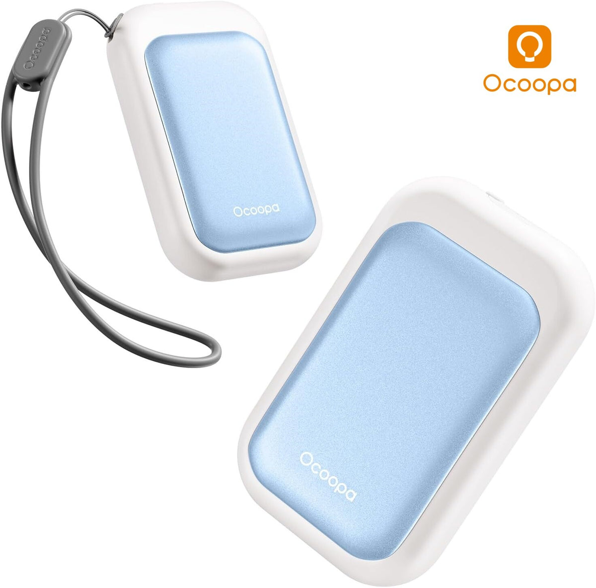 Rechargeable Magnetic Hand Warmers - Slim Pocketable Heater with 5000mAh Power Bank