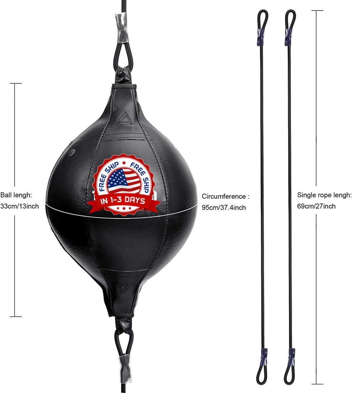 Boxing Speed Ball with Double End Design & Accessories for MMA, Gym & Training
