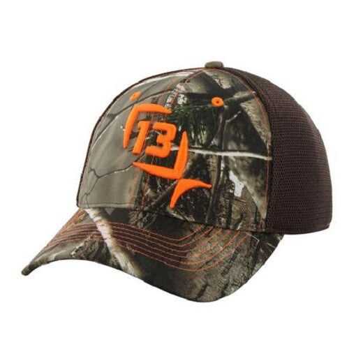 Camouflage Trucker Hat with RealTree Camo, Flexfit Large Cap
