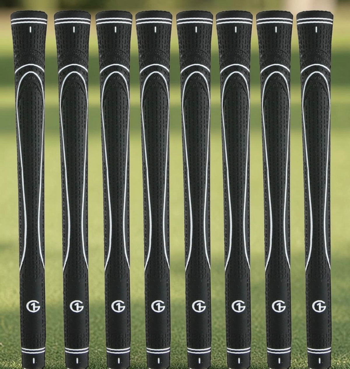 Golf Club Grip Set - Standard Size, Multiple Quantities, Shock Absorbing Rubber