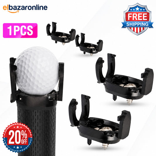 Golf Ball Pick Up Tool Claw for Putter Grip, Ball Retriever, Black